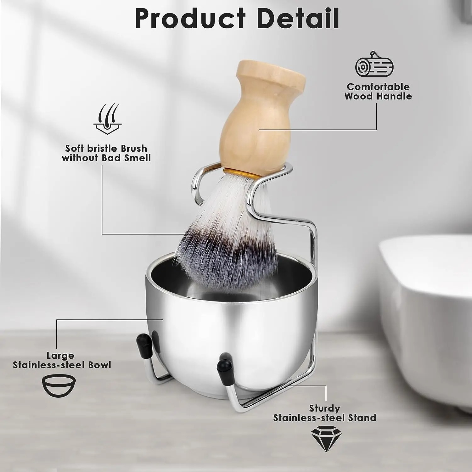 Мужская чашка для бритья из не – обзор и цена Shaving Bowl Soap