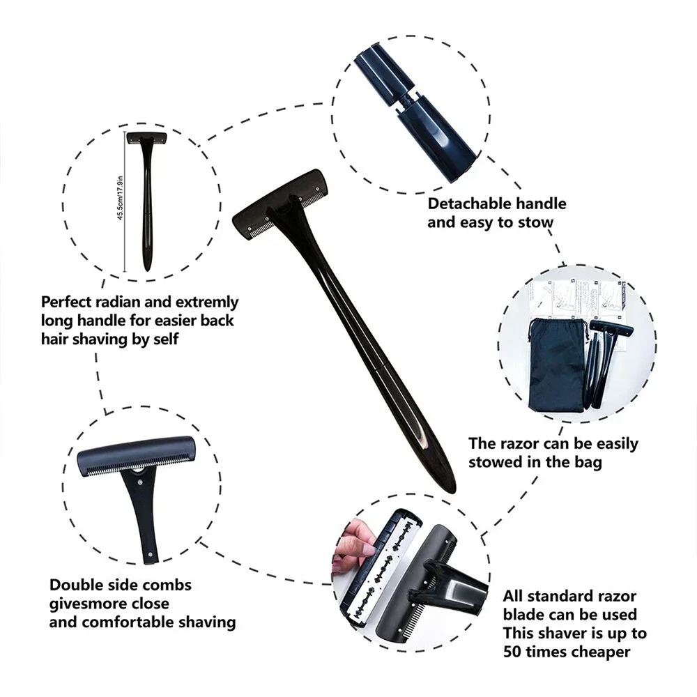 Бритва для спины с длинной руч – обзор и цена Men'S Grooming Tool